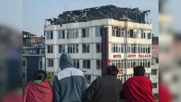 Delhi hotel fire: Two of three people who jumped off building dead; Myanmar national survives with fractured leg