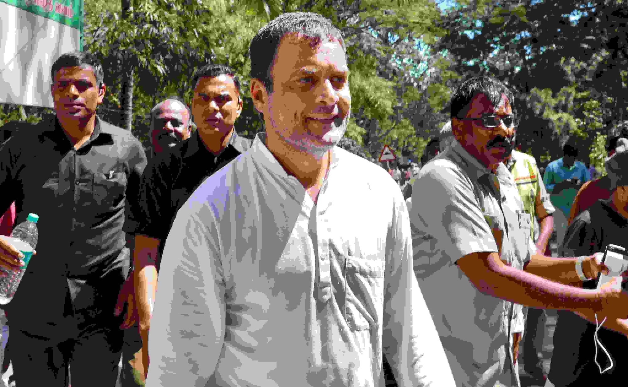 Rahul Gandhi Treks Tirumala Hills Near AP's Tirupati, Prays At Lord ...