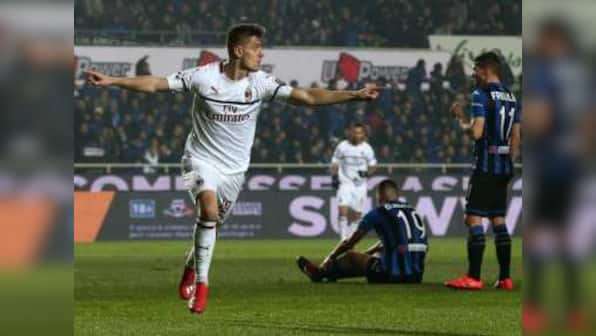 Serie A: Red-hot Krzysztof Piatek nets a brace as AC Milan stay on course for Champions League with win over Atalanta