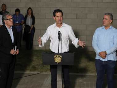 “We saw a man who doesn’t feel pain for his Venezuelan people, who ordered the burning of necessary food for the hungry,