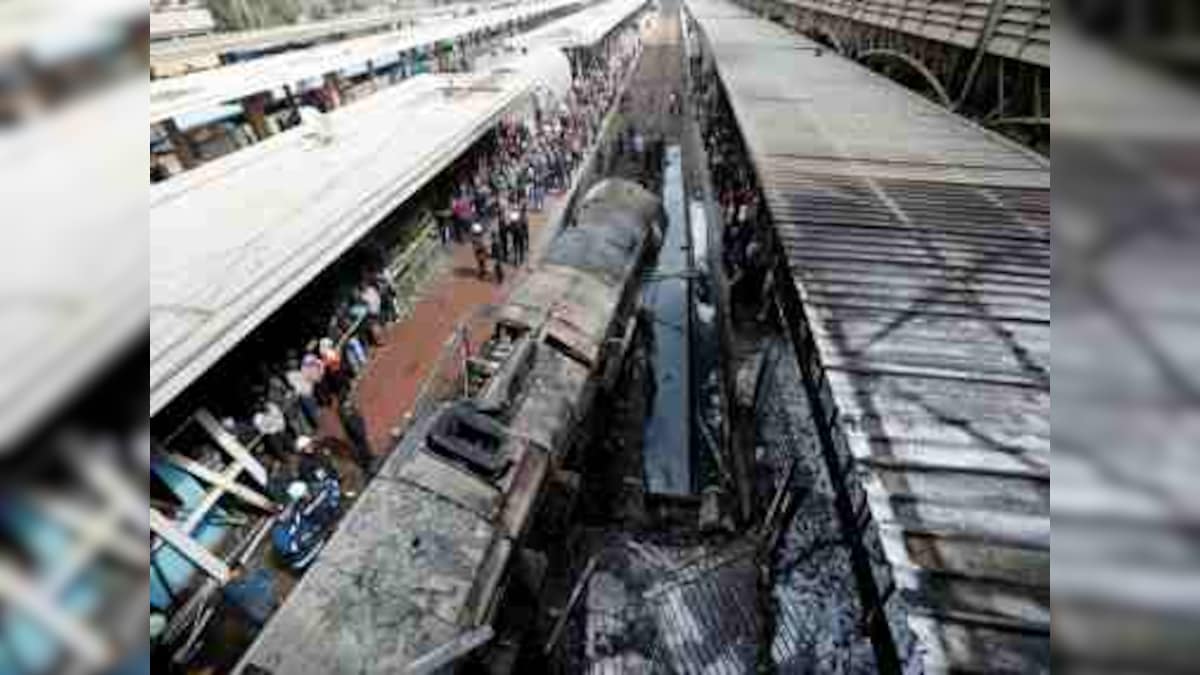 At least 25 killed, 50 injured in fire at Cairo's main railway station; blaze broke out after train crashed into steel barrier