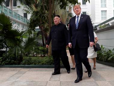 Kim Jong-un says he is 'willing to denuclearise' as Donald Trump walks away from deal over sanctions demand Kim Jong-un says he is 'willing to denuclearise' as Donald Trump walks away from deal over sanctions demand