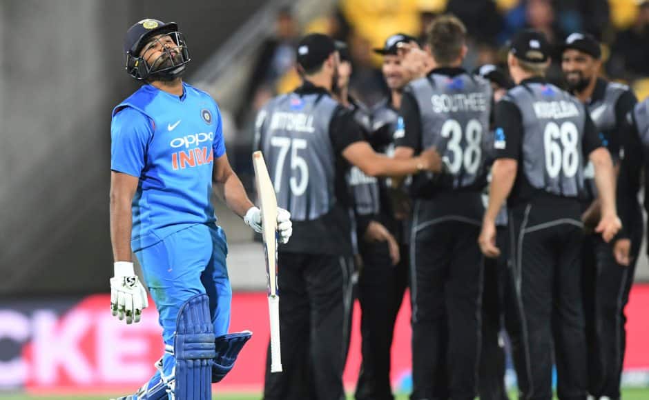 Skipper Rohit Sharma got out for 1 which led to a batting collapse reducing India to 77/6 before they were eventually bowled out for 139. AP