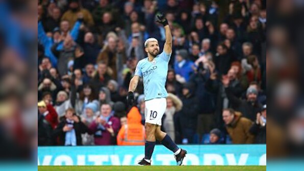Premier League: Sergio Aguero bags hat-trick against Arsenal to help Manchester City stay at Liverpool's heels
