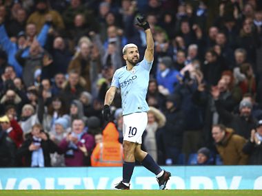 Premier League: Sergio Aguero bags hat-trick against Arsenal to help Manchester City stay at Liverpool's heels Premier League: Sergio Aguero bags hat-trick against Arsenal to help Manchester City stay at Liverpool's heels