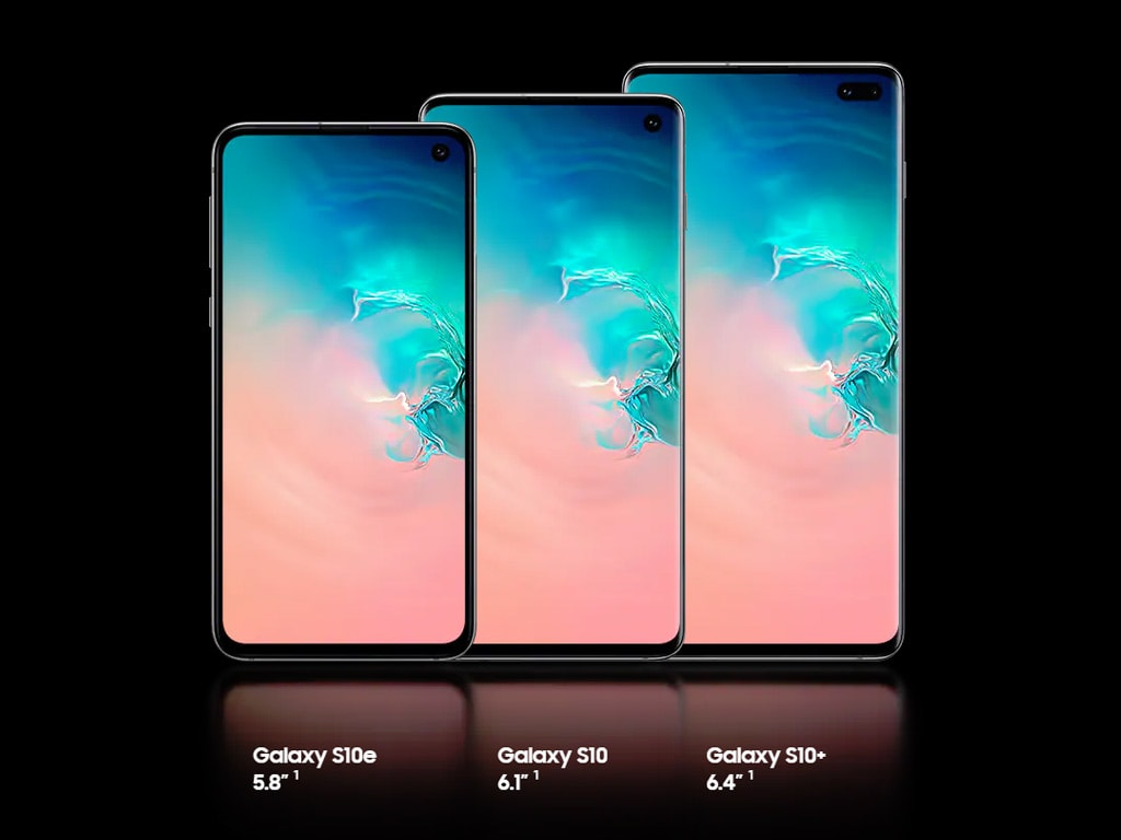 Behold, the Samsung Galaxy S10 lineup!