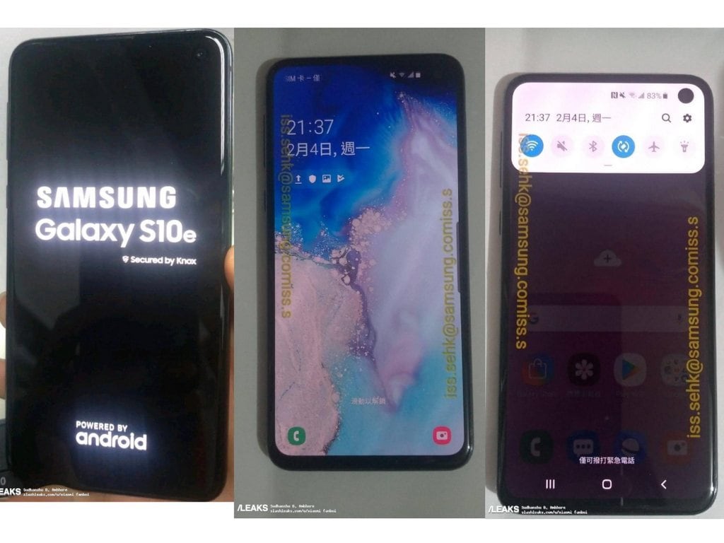 Leaked images of Samsung Galaxy S10e showcases a side-mounted fingerprint-reader