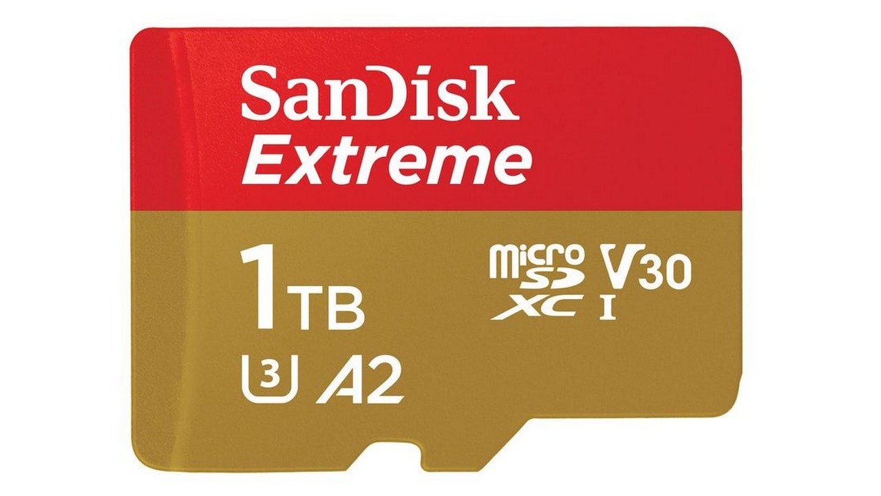 The SanDisk Extreme UHS-I microSDXC. Image: SanDisk