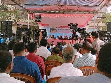 A convention organised by the Save our Sisters forum. Firstpost/TK Devasia