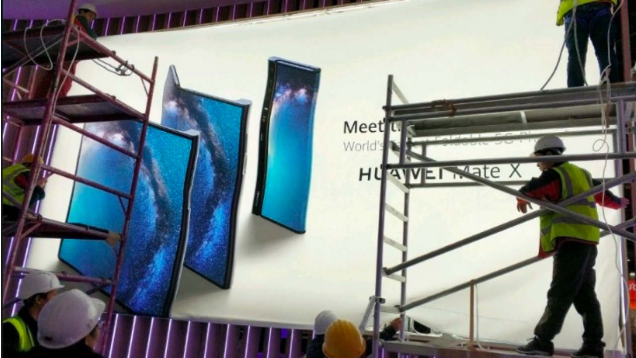 Huawei's 'Mate X' folding display smartphone with 5G teased ahead of MWC 2019 Huawei's 'Mate X' folding display smartphone with 5G teased ahead of MWC 2019