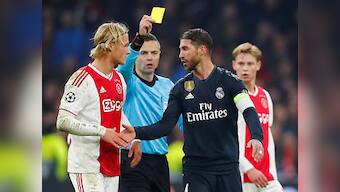 Champions League: Real Madrid captain Sergio Ramos denies claims of deliberately earning yellow card against Ajax