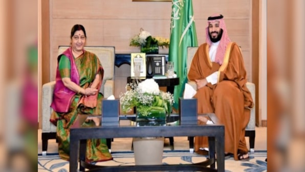 Sushma Swaraj meets Saudi crown prince, discusses Riyadh's possible investment in Indian defence and security