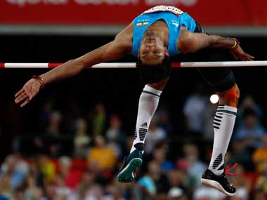 India's Tejaswin Shankar wins men's high jump at Big12 collegiate meet with national record-equalling jump India's Tejaswin Shankar wins men's high jump at Big12 collegiate meet with national record-equalling jump