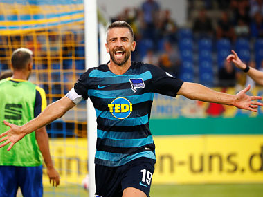 DFB-Pokal: Hertha Berlin captain Vedad Ibisevic targets victory in 'mini-final' against Bayern Munich DFB-Pokal: Hertha Berlin captain Vedad Ibisevic targets victory in 'mini-final' against Bayern Munich