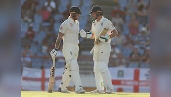 West Indies vs England: Jos Buttler, Ben Stokes lead tourists' recovery with unbeaten century stand on opening day of third Test