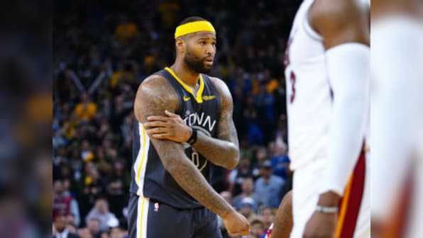 NBA: Kevin Durant's 39 points and DeMarcus Cousins' late free throws lead sluggish Warriors past Heat