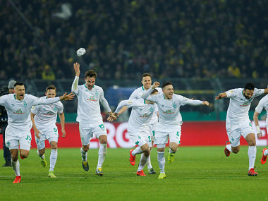 DFB-Pokal: Werder Bremen send flu-hit Borussia Dortmund crashing out via penalty shoot-out; Bayer Leverkusen lose DFB-Pokal: Werder Bremen send flu-hit Borussia Dortmund crashing out via penalty shoot-out; Bayer Leverkusen lose