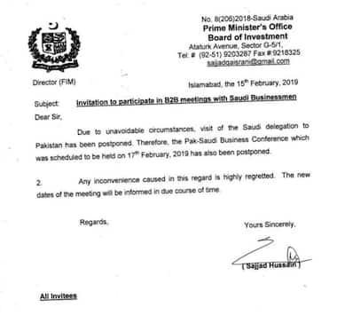 Saudi crown prince's maiden Pakistan visit delayed due to 'unavoidable reasons' after Pulwama attack