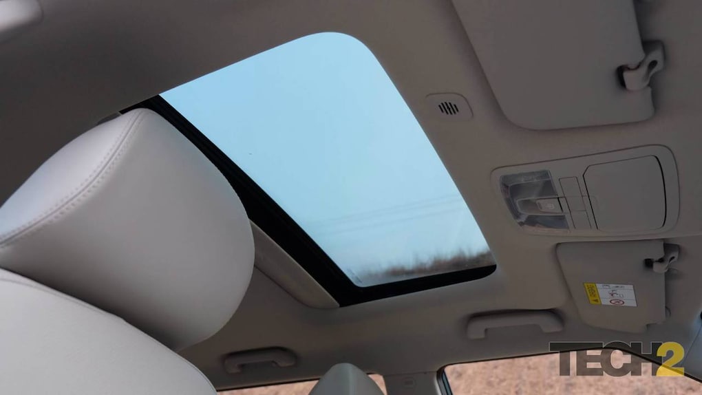Here' s a look at the sunroof, one in a handful of the XUV300's unique features.
