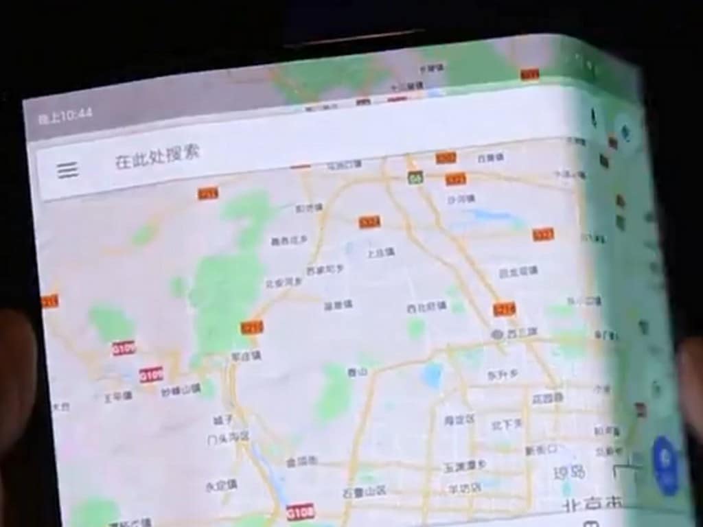 Xiaomi's three-panel foldable smartphone. Image: Evan Blass