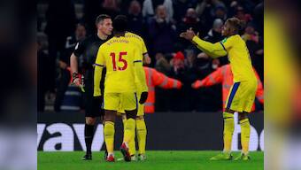Premier League: Crystal Palace's Wilfried Zaha handed one-match ban by FA for sarcastically applauding referee Andre Marriner