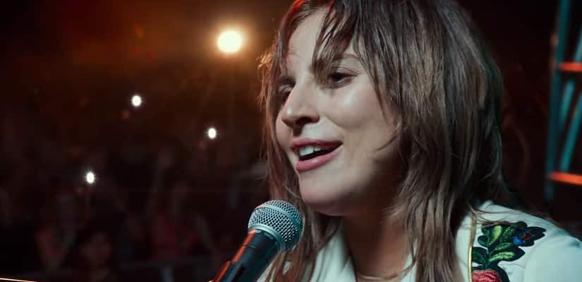 Lady Gaga in a still from A Star Is Born. YouTube