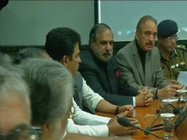 The all-party meeting held at New Delhi on Saturday. ANI