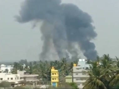 One pilot dead after two IAF Surya Kiran jets crash mid air during rehearsal for Aero India show; one civilian injured One pilot dead after two IAF Surya Kiran jets crash mid air during rehearsal for Aero India show; one civilian injured