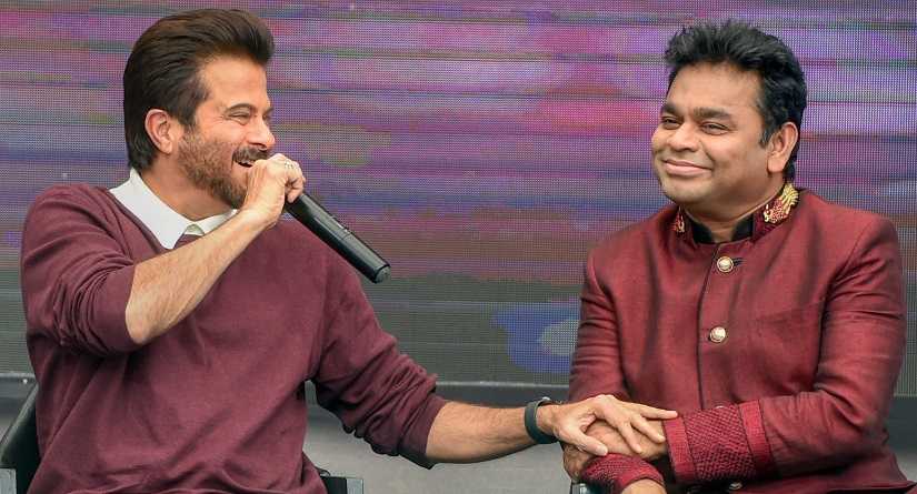   AR Rahman and Anil Kapoor in the tenth year 