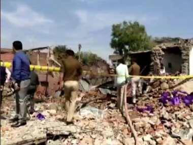 Ten killed in explosion at carpet shop in UP's Bhadohi city; store suspected to be a front for fireworks factory