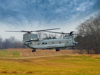 Boeing delivers four Chinook helicopters; choppers to be inducted into Indian Air Force later this year Boeing delivers four Chinook helicopters; choppers to be inducted into Indian Air Force later this year