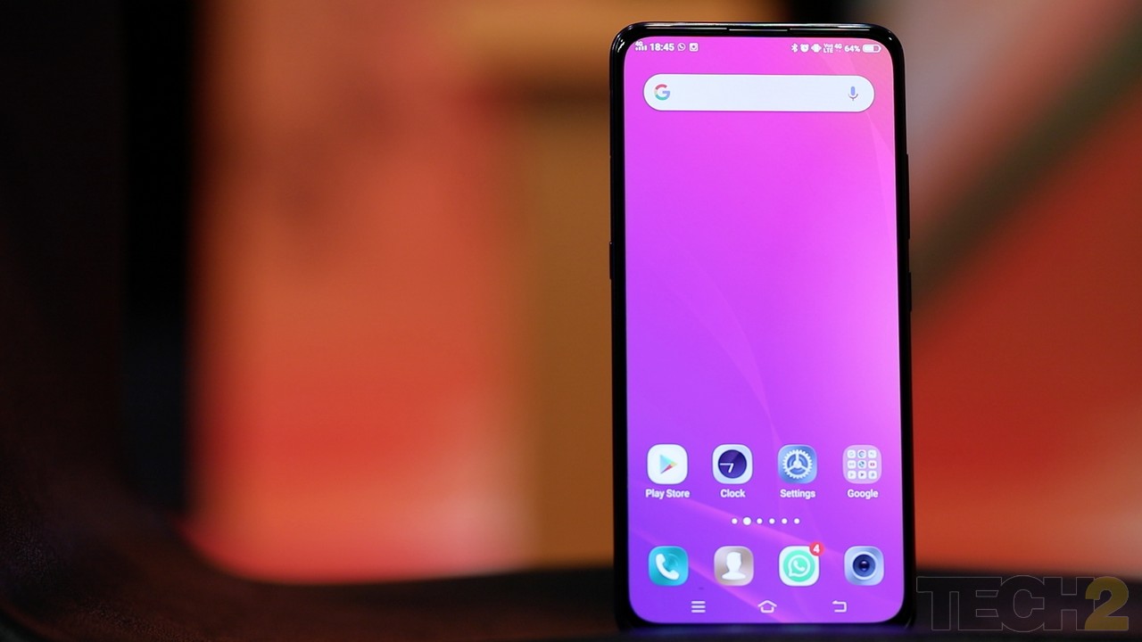The 6.39-inch display on the Vivo V15 Pro is a delight to watch videos and play games on. Image: tech2/Nandini Yadav