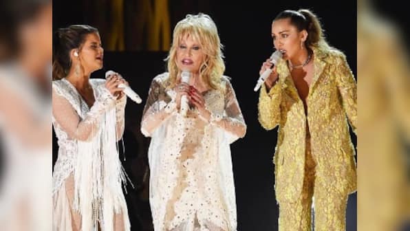 Grammys 2019 highlights: Dolly Parton joins Miley Cyrus in tribute performance; BTS presents award to H.E.R