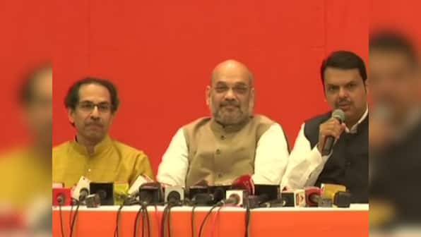 BJP to fight from 25 Lok Sabha seats in Maharashtra, Shiv Sena gets 23 as two parties announce alliance