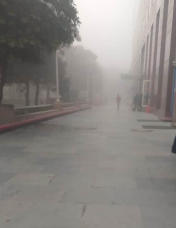 Walking through Gurugram is a blurry experience. Image courtesy: Rishika/Firstpost