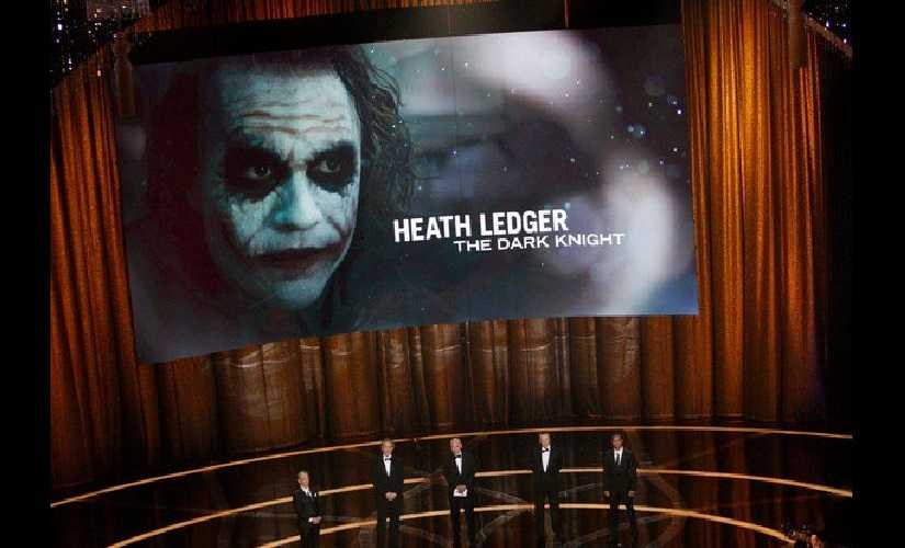 Heath Ledger's posthumous honour for Dark Knight. Image from Twitter @onthisdayinfilm