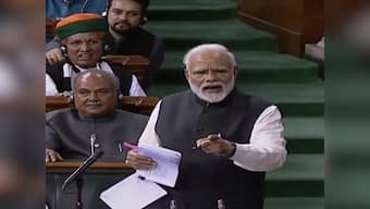 Narendra Modi slams Opposition's 'maha milawat' in Parliament address, says he will terrify those looting the country