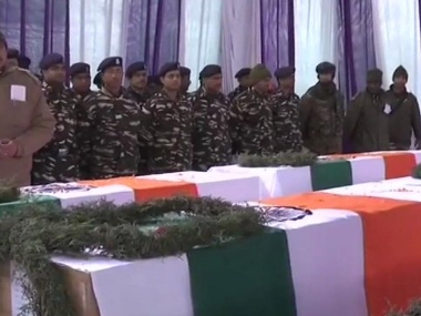 Pulwama terror attack: Mortal remains of CRPF personnel to be flown to their homes later today Pulwama terror attack: Mortal remains of CRPF personnel to be flown to their homes later today