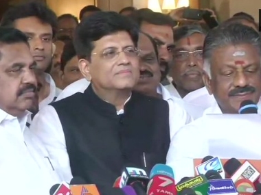 BJP announces alliance with AIADMK, PMK in Tamil Nadu; saffron party set to contest for five LS seats BJP announces alliance with AIADMK, PMK in Tamil Nadu; saffron party set to contest for five LS seats