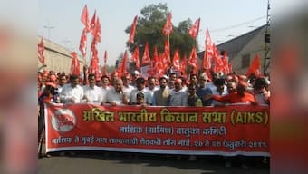 Farmers' long march from Nashik to Mumbai to continue as talks with Maharashtra government remain inconclusive
