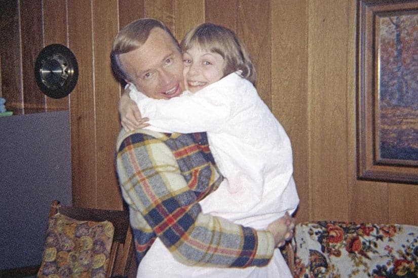Robert 'B' Berchtold with Jan Broberg. From Abducted In Plain Sight. Image via Netflix