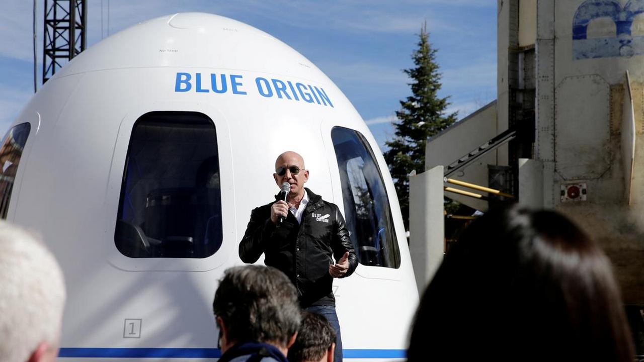 Blue Origin’s New Glenn rocket is chosen to launch Canada’s Telesat internet satellites into space. Image: Reuters