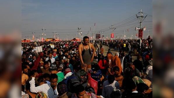 Kumbh mela: Two crore devotees likely to take holy dip on festival’s third ‘shahi snaan’ on Sunday; three-tier security in place