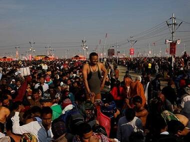 Kumbh mela: Two crore devotees likely to take holy dip on festival’s third ‘shahi snaan’ on Sunday; three-tier security in place