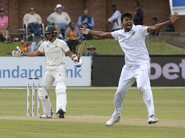 South Africa vs Sri Lanka: Visitors bowl Proteas out for 128 in second innings on Day 2 to set stage for series win South Africa vs Sri Lanka: Visitors bowl Proteas out for 128 in second innings on Day 2 to set stage for series win