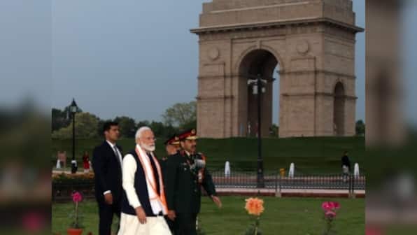 Narendra Modi inaugurates National War Memorial near India Gate; calls it symbol of soldiers' sacrifice and courage