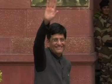 Budget 2019: Piyush Goyal arrives at Ministry of Finance ahead of 11 am speech, expected to address media at 3.30 pm