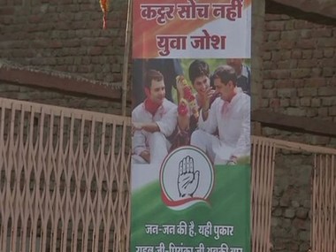 Robert Vadra in Jaipur to face ED: Businessman's poster with Priyanka, Rahul Gandhi emerges outside agency office Robert Vadra in Jaipur to face ED: Businessman's poster with Priyanka, Rahul Gandhi emerges outside agency office