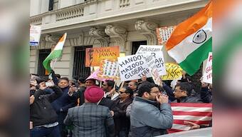 Pulwama aftermath: NRIs in US hold demonstrations outside Pakistan, Chinese consulates in protest against terror attack