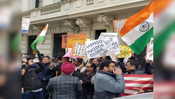 Pulwama aftermath: NRIs in US hold demonstrations outside Pakistan, Chinese consulates in protest against terror attack